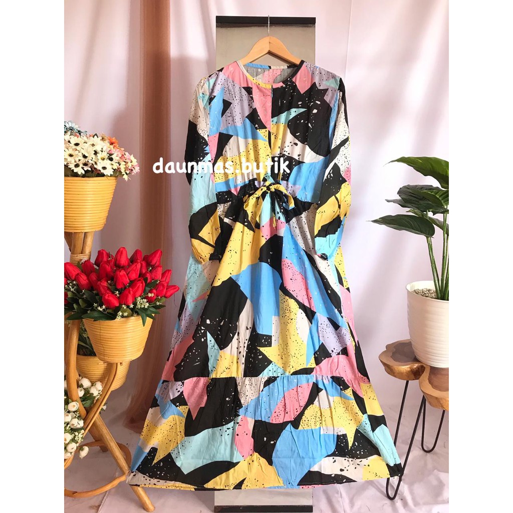 1KG MUAT 4PCS | KALISTA MAXY DRESS RAYON PREMIUM HITS SELEBGRAM FASHION WANITA MUSLIMAH HIJAB