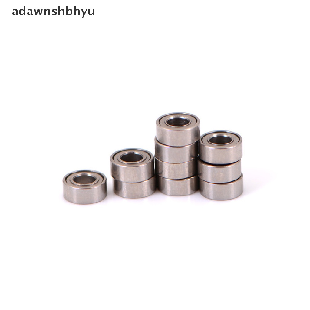 Adawnshbhyu 10pcs Bantalan Mini bearing Baja Rolling Ball bearing MR63ZZ 3*6*2.5mm