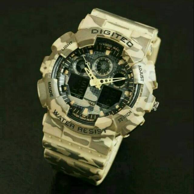 Jam Tangan Digitec Army Dual Time Original - Jam Tangan Pria Original - Jam Sport