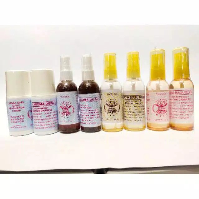 BEDAK SARI CAIR SPRAY KRATON MADURA UKURAN BESAR 60 ML AROMA DUPA AROMA SERIBU BUNGA AROMA BUNGA MEL