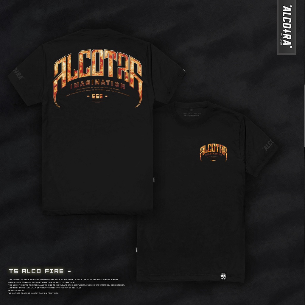 TS ALCO FIRE // T-SHIRT ALCOTRA FIRE FONT