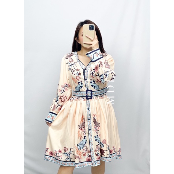 MDLV ~ 52500# Annabeth Belted Mini Dress Import