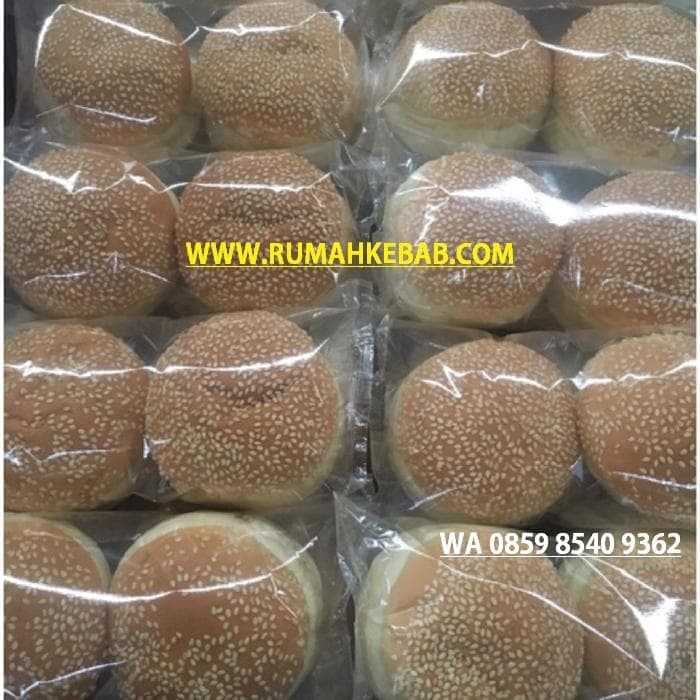 

Roti Burger Wijen -Bun Burger Wijen isi 6 - KHUSUS GOJEK GRAB