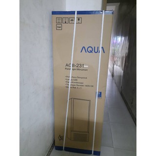 AQUA Japan Showcase 4 Rak 225 Liter AQB 231 DISPLAY COOLER KULKAS