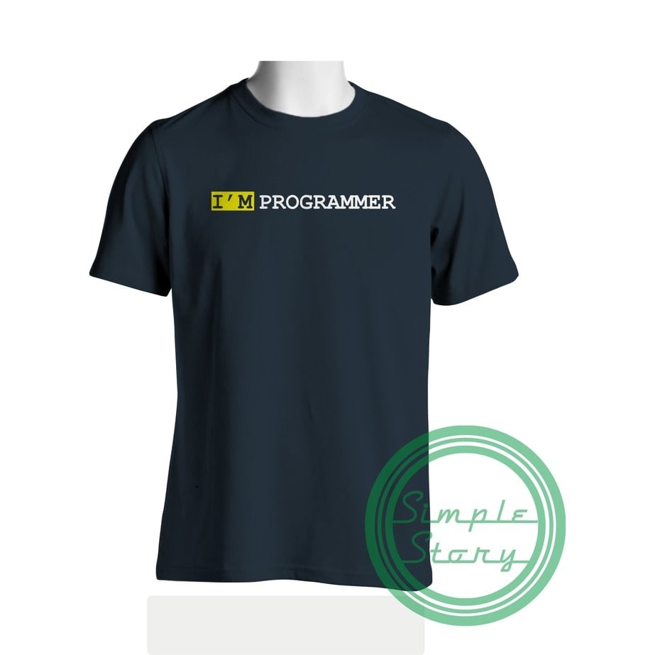 Kaos Tshirt Baju Combed 30S Distro Im Programmer