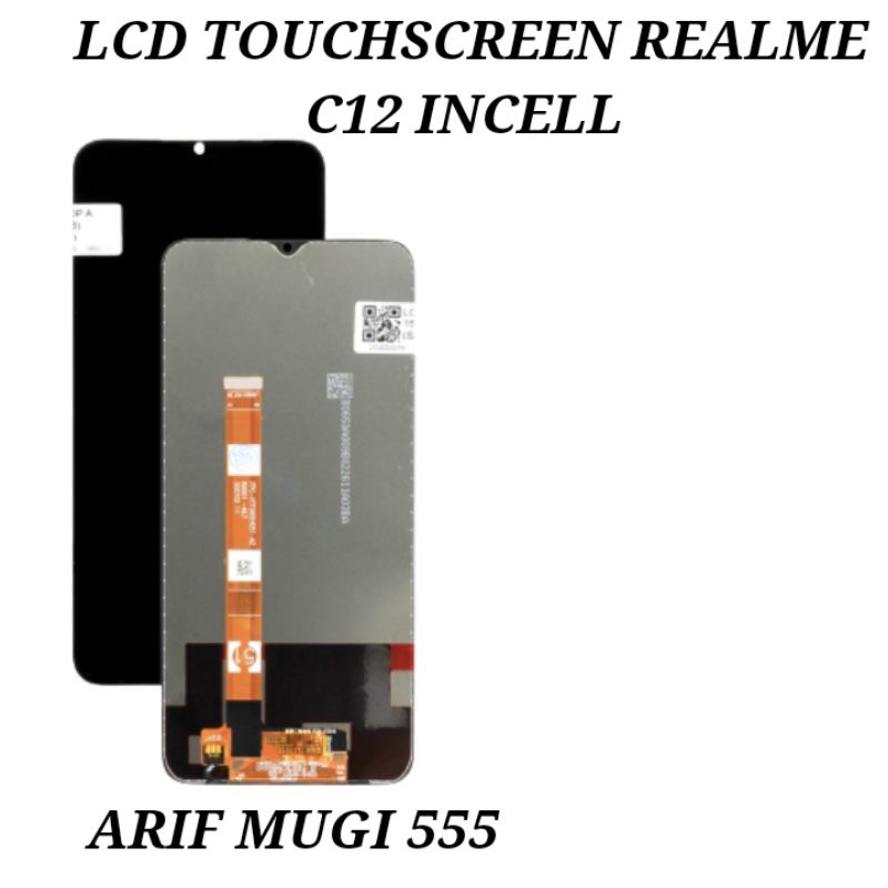 LCD TOUCHSCREEN REALME C12 INCELL FULSET ORIGINAL