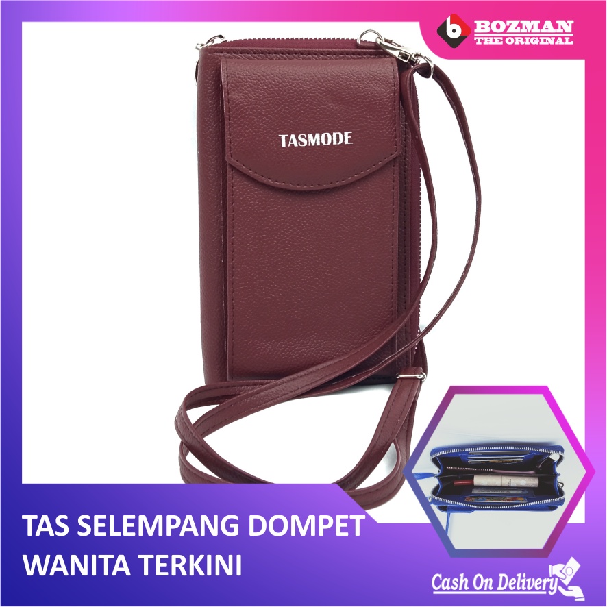 TASMODE SELEMPANG WANITA KANTONG 1 PU LEATHER PREMIUM TERMURAH