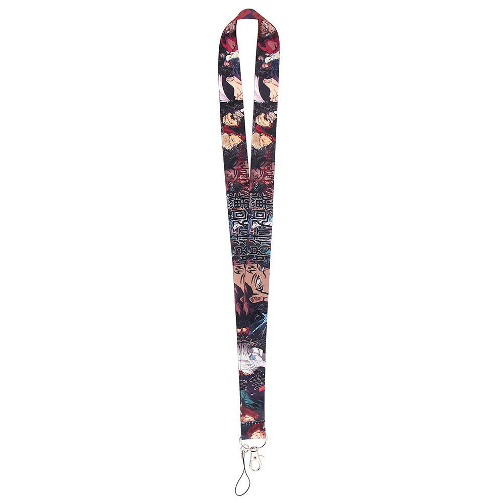 Lanfy Tali Lanyard Motif Anime Jepang Jujutsu Kaisen Untuk Handphone / Kamera