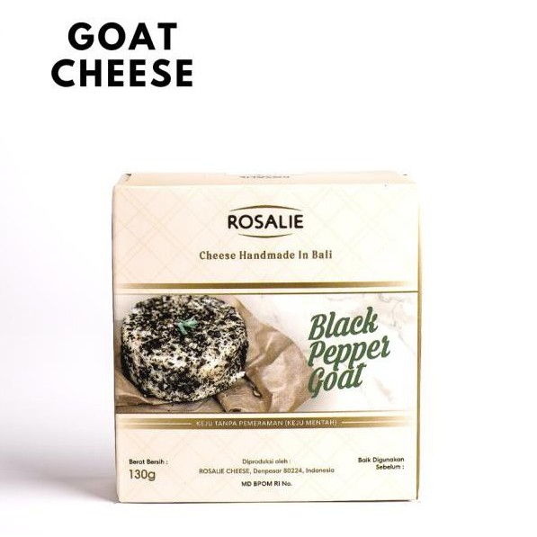 

Rosalie Blackpepper Goat Cheese 130gr