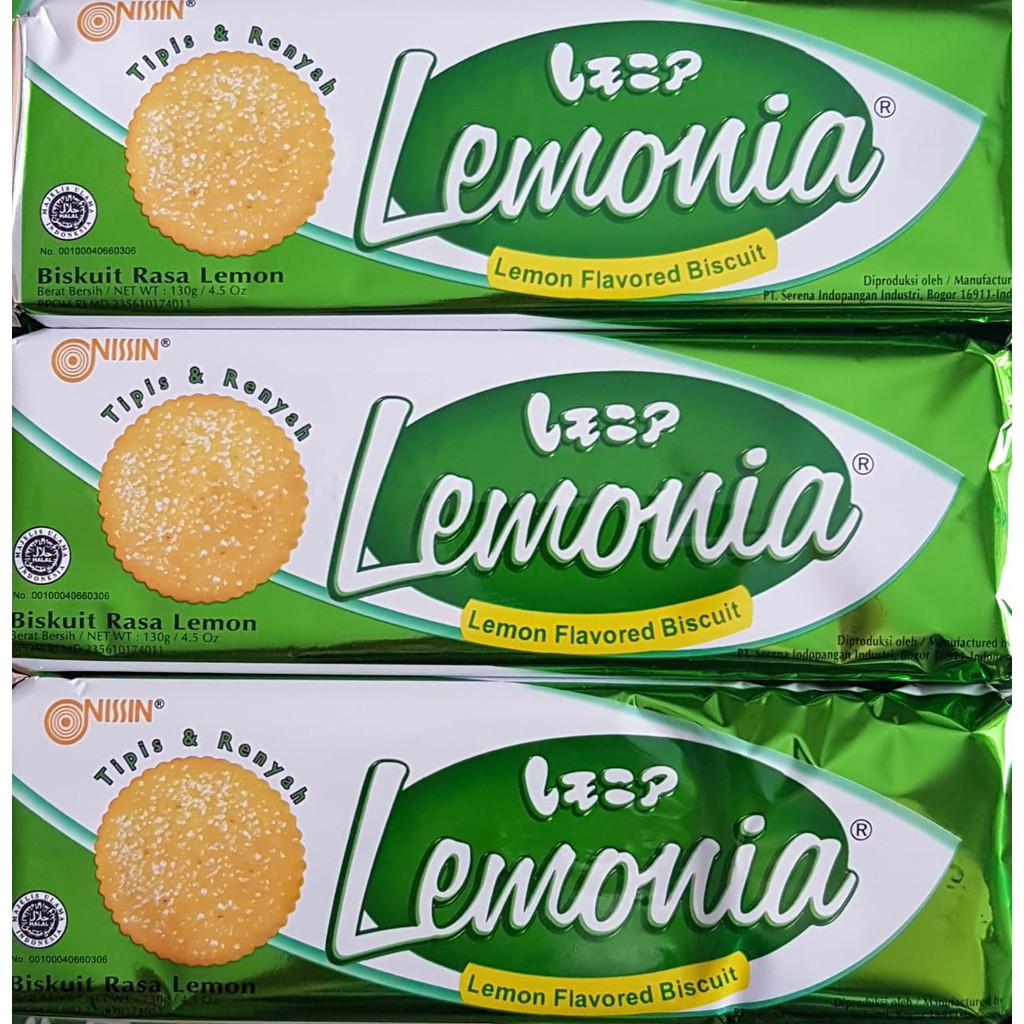 Lemonia Cookies 130 Gr Shopee Indonesia