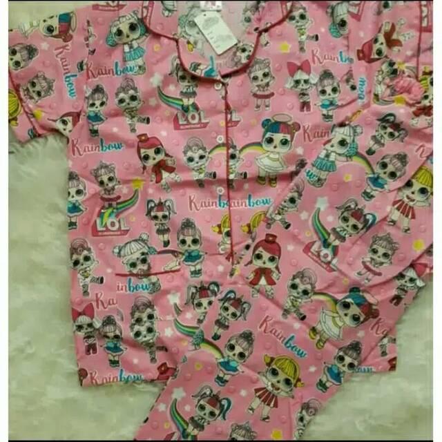 Piyama Anak Cowo Cewe Tanggung 9-12 Tahun Bahan Katun