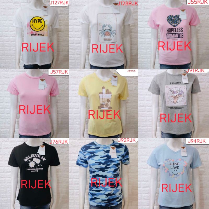 News Arrival Kaos Wanita  COLORBOX Rijek IJ44RJK IJ55RJK IJ57RJK J76RJK J92RJK J94RJK J127RJK J128RJ