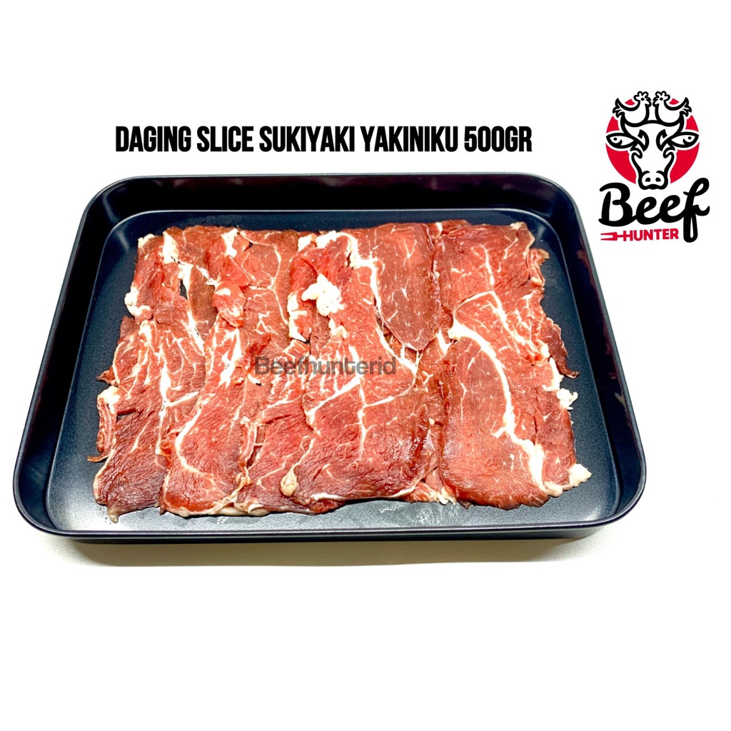 DAGING SAPI SLICE - SUKIYAKI YAKINIKU TERIYAKI BEEF SLICED BBQ MURAH HARGA SPECIAL 500 GR