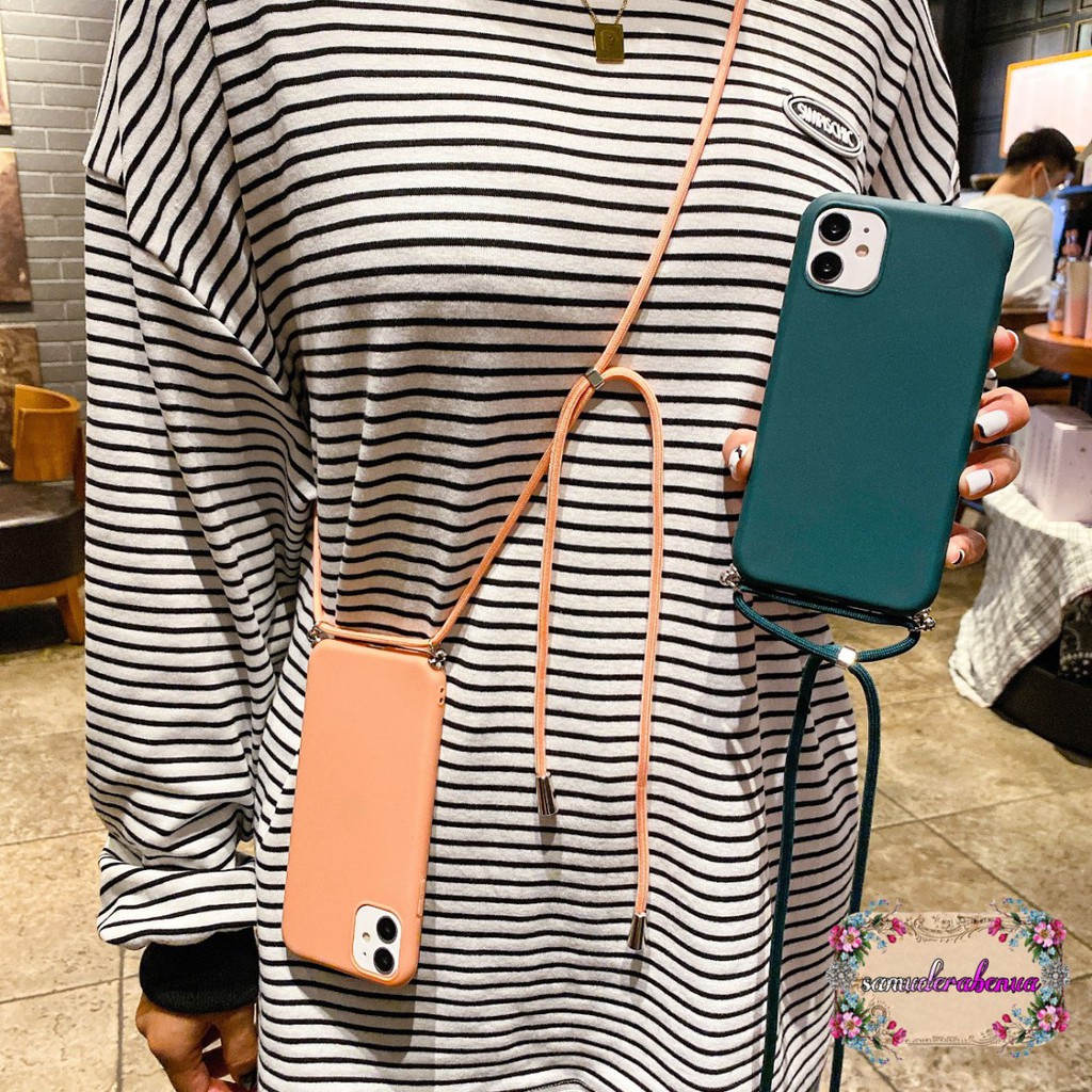 SOFTCASE SLINGCASE TALI LANYARD CANDY VIVO Y83 Y91 Y93 Y95 Y91C Y1S SB1133