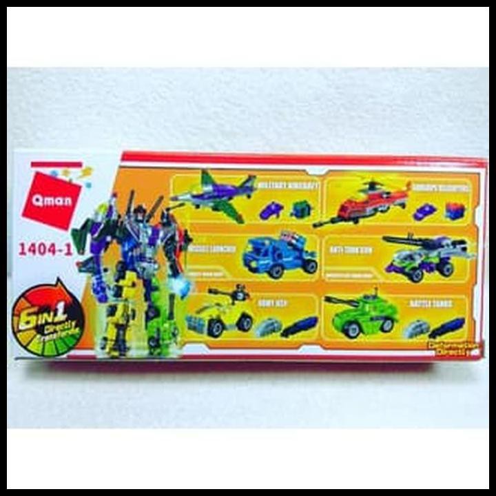 Produk Unggulan Brick Qman 1404 Destroyer Ares 6 In 1