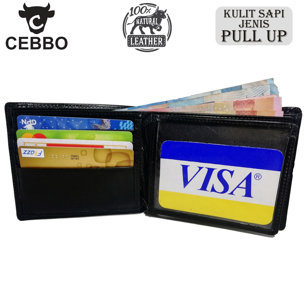 Dompet Pria Kulit Sapi Model Lipat 2