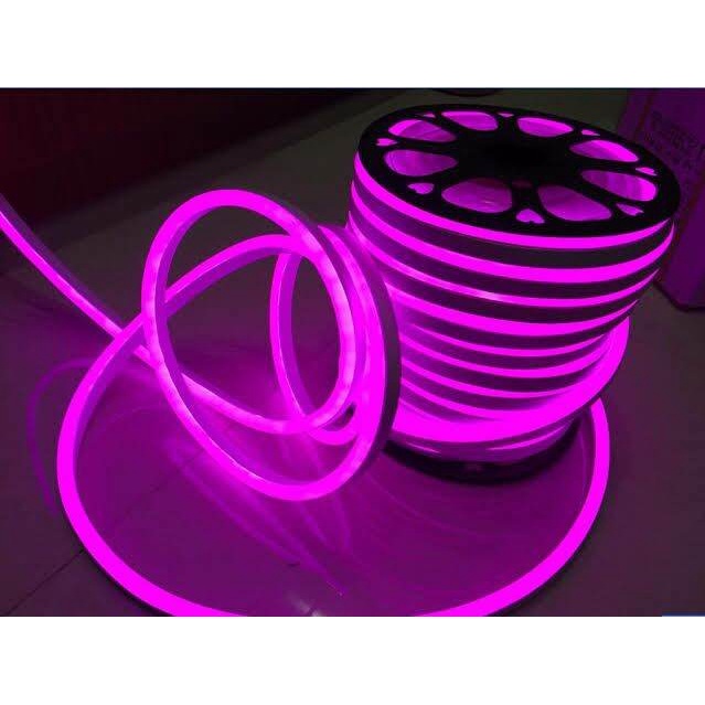 LAMPU LED NEON FLEX 220 V WARNA PINK / NEON FLEX SELANG / LAMPU DEKORASI KAMAR / LAMPU HIAS / LAMPU 