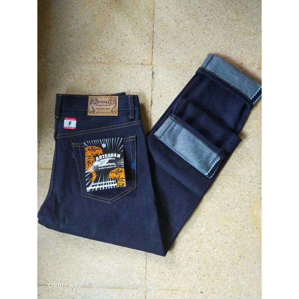 Denim Selvedge New Arteesan 14oz (full selvedge sampai atas)