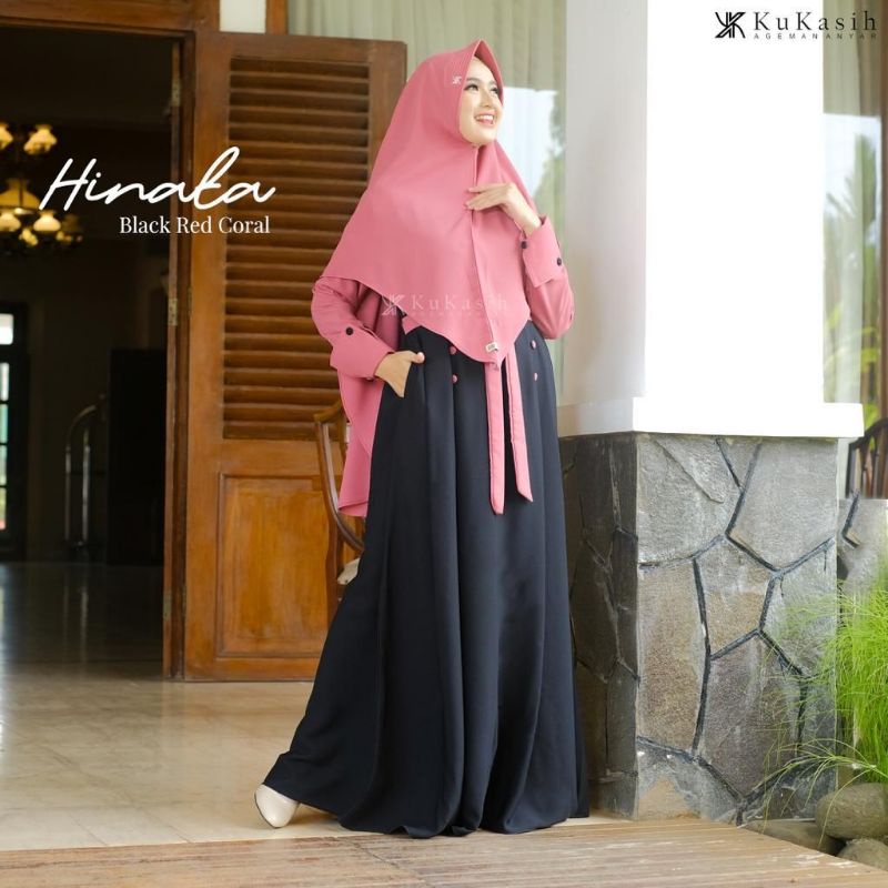 hinata gamis set syari kukasih