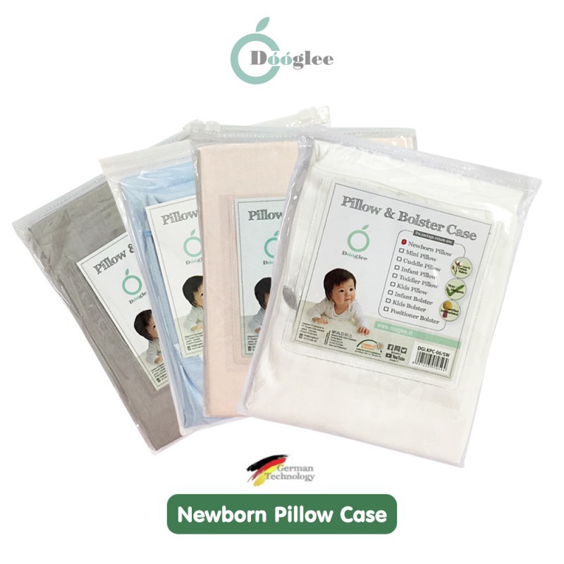 Dooglee Newborn Pillow Case Sarung Bantal Bayi (Tersedia Pilihan Warna)
