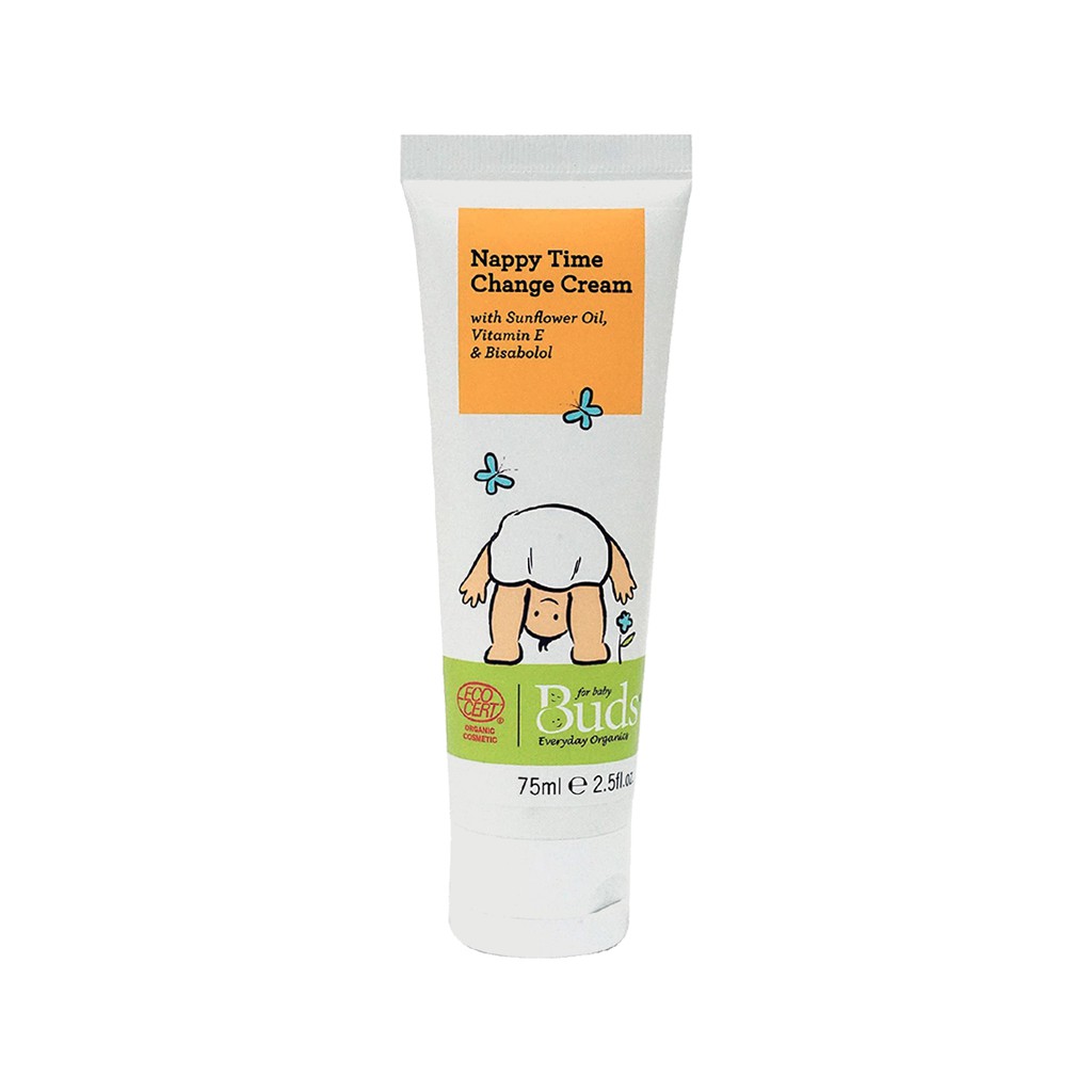 [PROMO] Buds Everyday Organics Nappy Time Change Cream Krim Anti Ruam Popok Organik 75ml