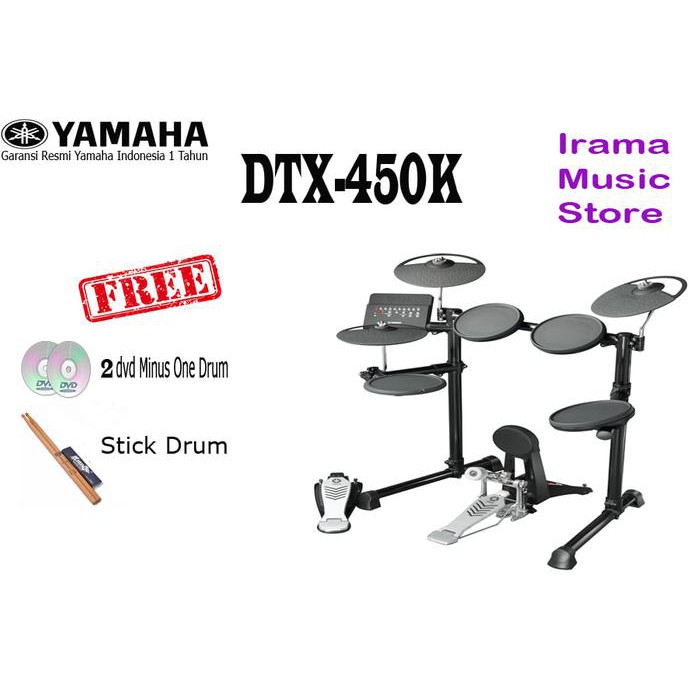 Drum Elektrik Yamaha Dtx450 / Dtx450K / Dtx 450 / Dtx 450K