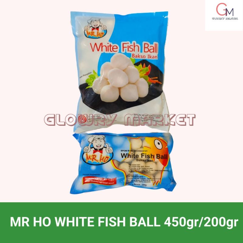 

MR HO WHITE FISH BALL 200GR/450GR BAKSO IKAN PUTIH BASO IKAN