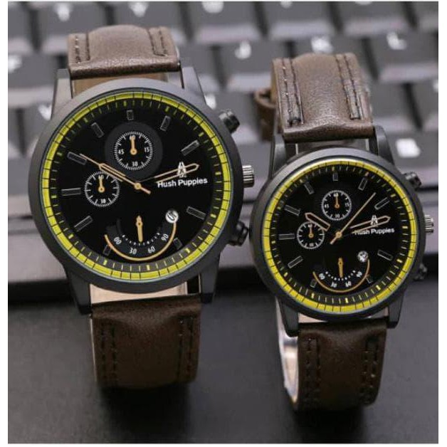 Terlaris Jam Tangan Couple Hush Puppies