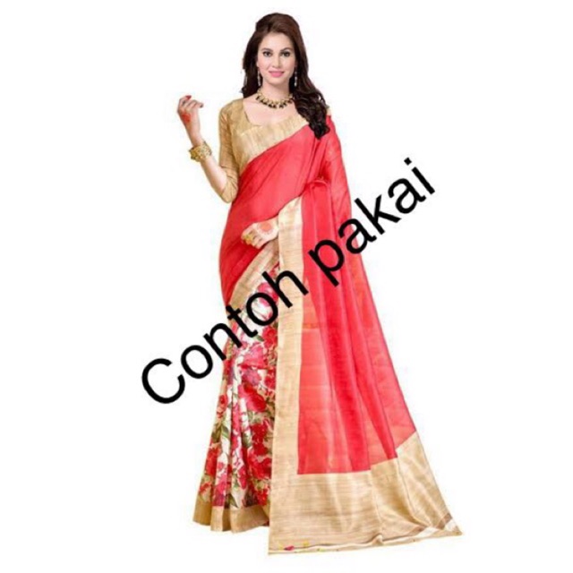 READY TERMURAH Kain Sari / Saree India / Saree Murah / Sari Murah / Sari Cantik / Saree Cantik