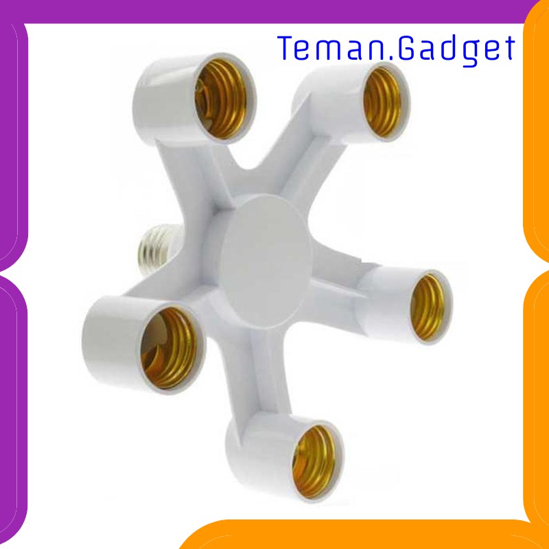 TG-DG115 TAFFLED FITTING E27 CABANG 5 LAMPU BOHLAM STUDIO - HUH-4851