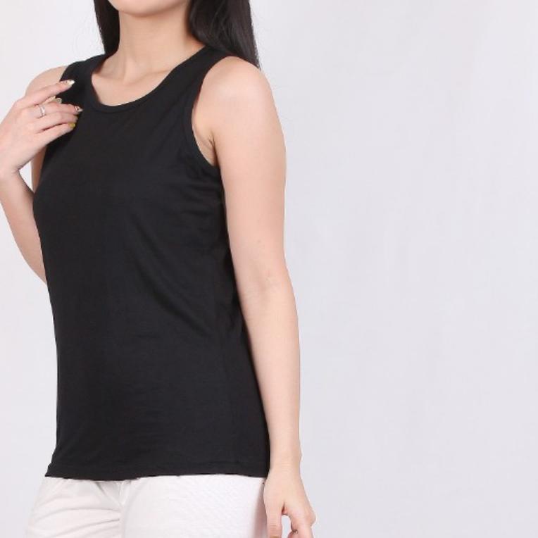 ☂ UCanSee BigSize XXL & AllSize Wanita 20 Warna Singlet Basic Kaos You Can See Jumbo STAYL ➸