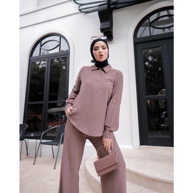 Candy fashionel - Setcel - Kemeja One set crincle crinkle