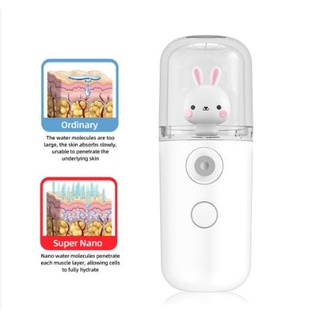 BBS Nano Spray Portable Mini Mist Sprayer Doll Facial Steamer USB Pelembab Perawatan Wajah Boneka