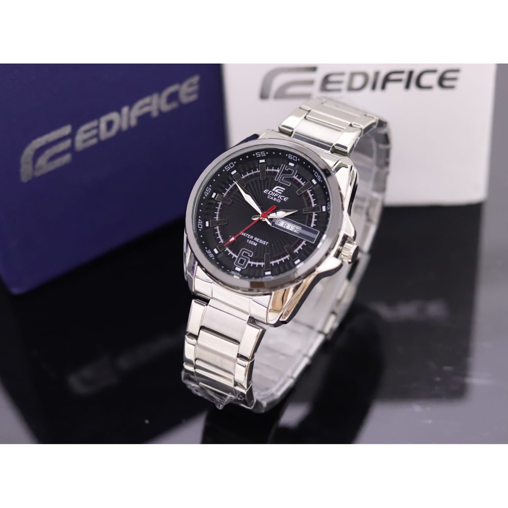 EDIFICE CASIO RANTAI EFR 501 WATER PROOF JAM TANGAN PRIA SIMPLE FORMAL CASUAL ELEGANT JAM COWOK TERBARU