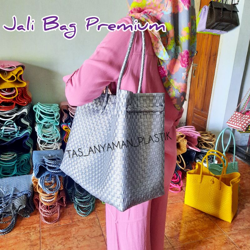 BEST SELLER Tas Wanita Anyaman Plastik Jali Pastel Series Premium Tas Anyaman Souvenir Belanja custom Anyam Plastik Jaly