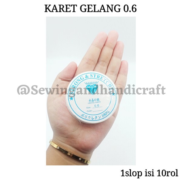 Karet gelang / Gelang Karet / Benang Karet Gelang