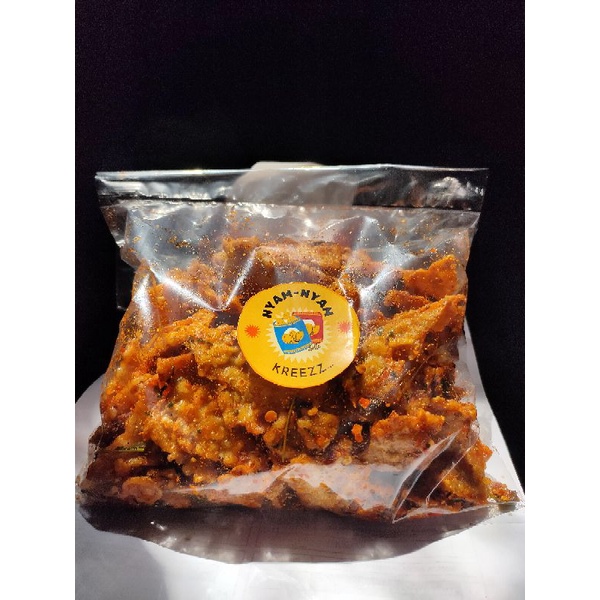 

keripik tempe premium pedas cabe