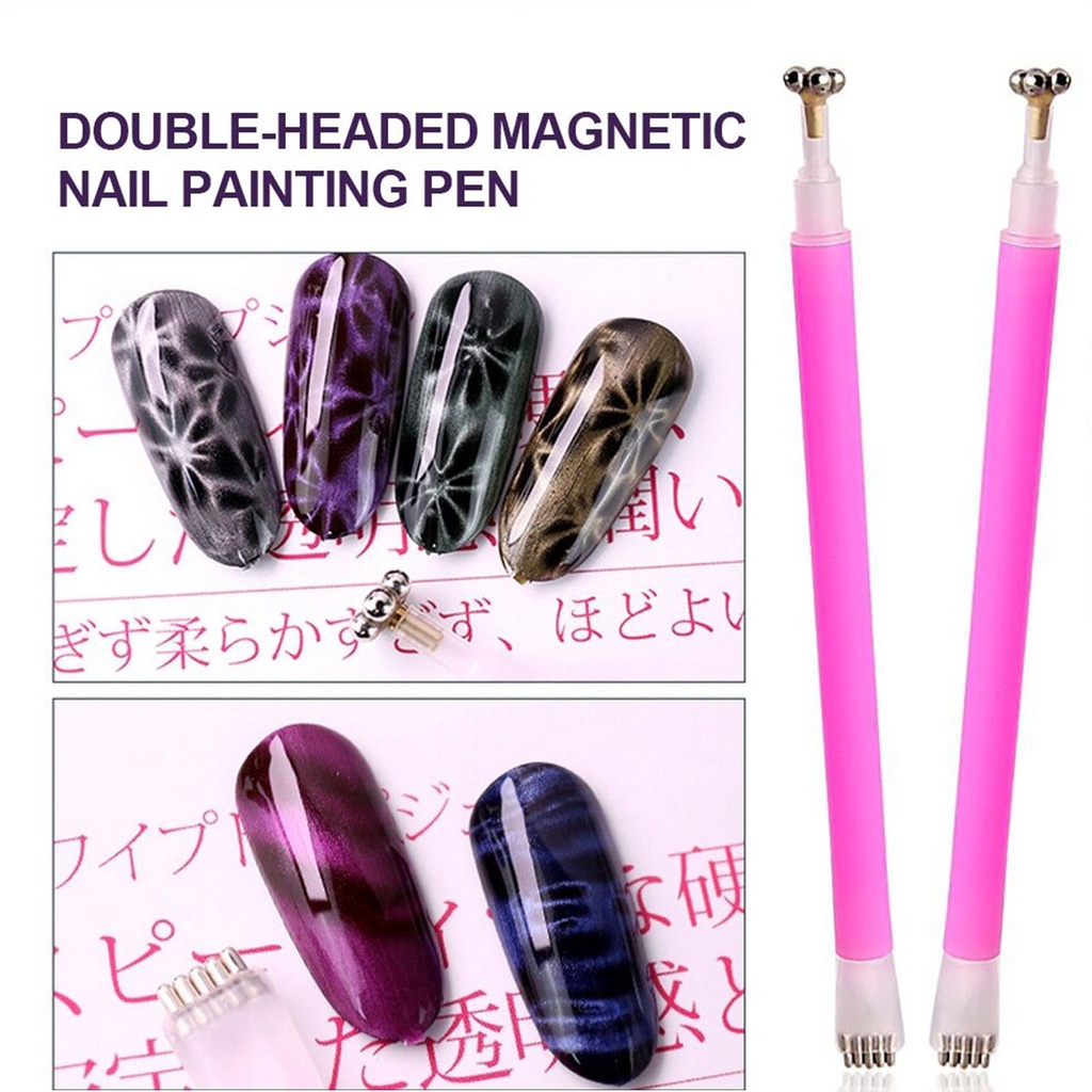 Magnetic nails art stick 3D effect cat eye polish tools uv gel manicure