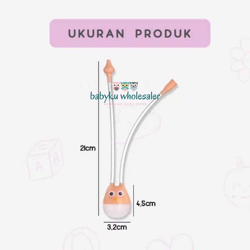 Nasal aspirator penyedot ingus hidung bayi - nose cleaner sedit ingus bayi