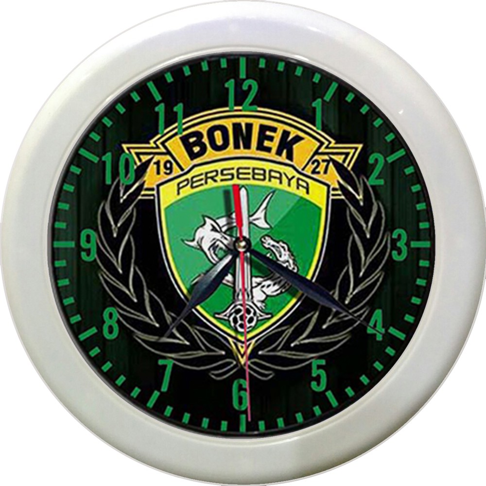 JAM DINDING PERSEBAYA 2   (DIAMETER 30CM)