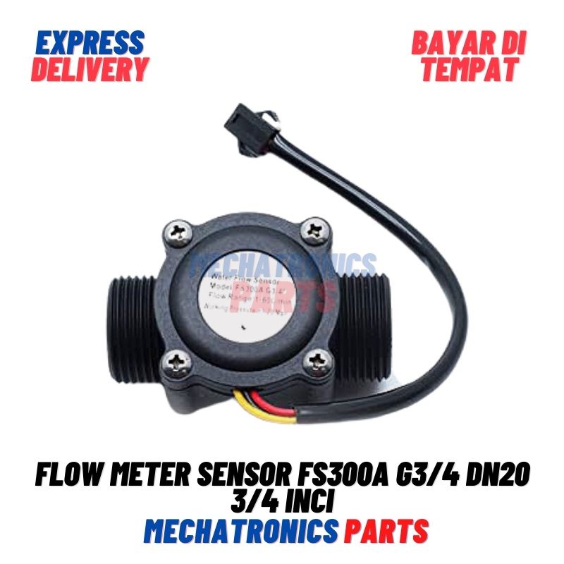 [SEN-9030] FLOW METER SENSOR FS300a G3/4 DN20 3/4 INCI