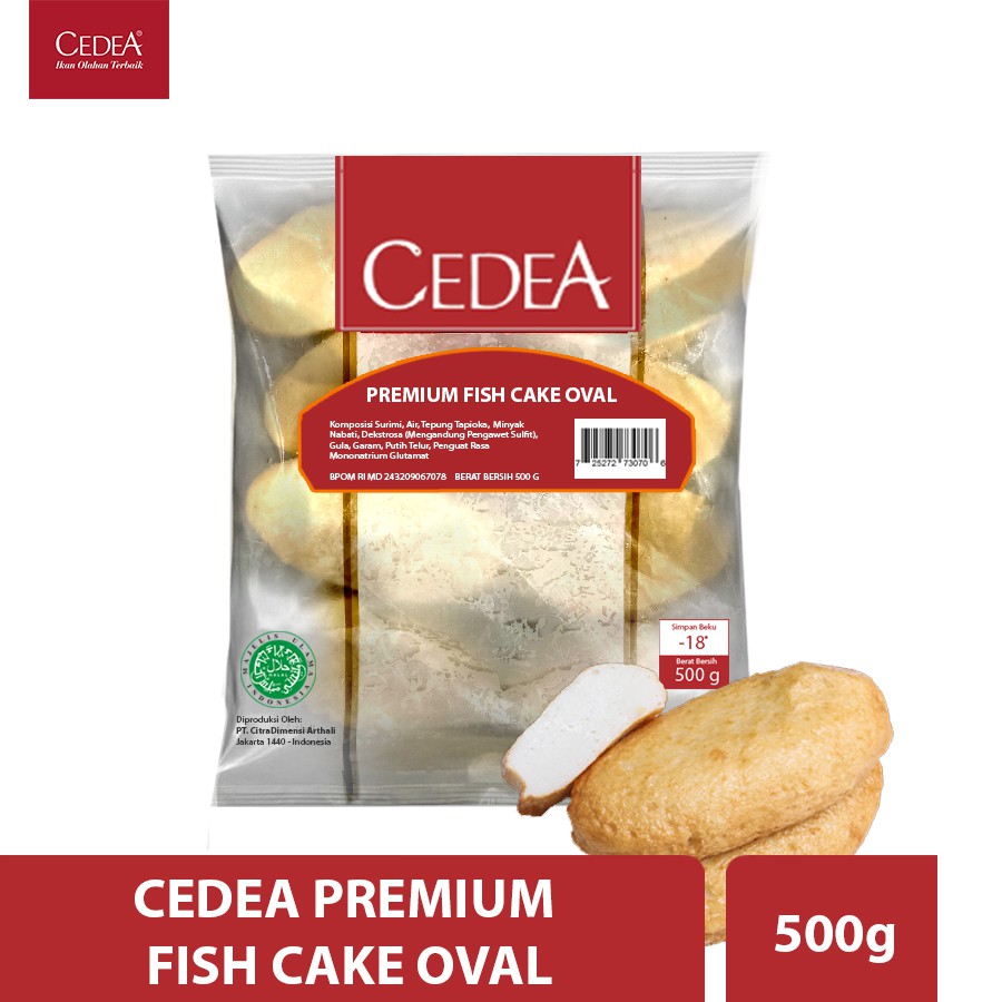 

CEDEA Premium Fish Cake Oval [500gr]