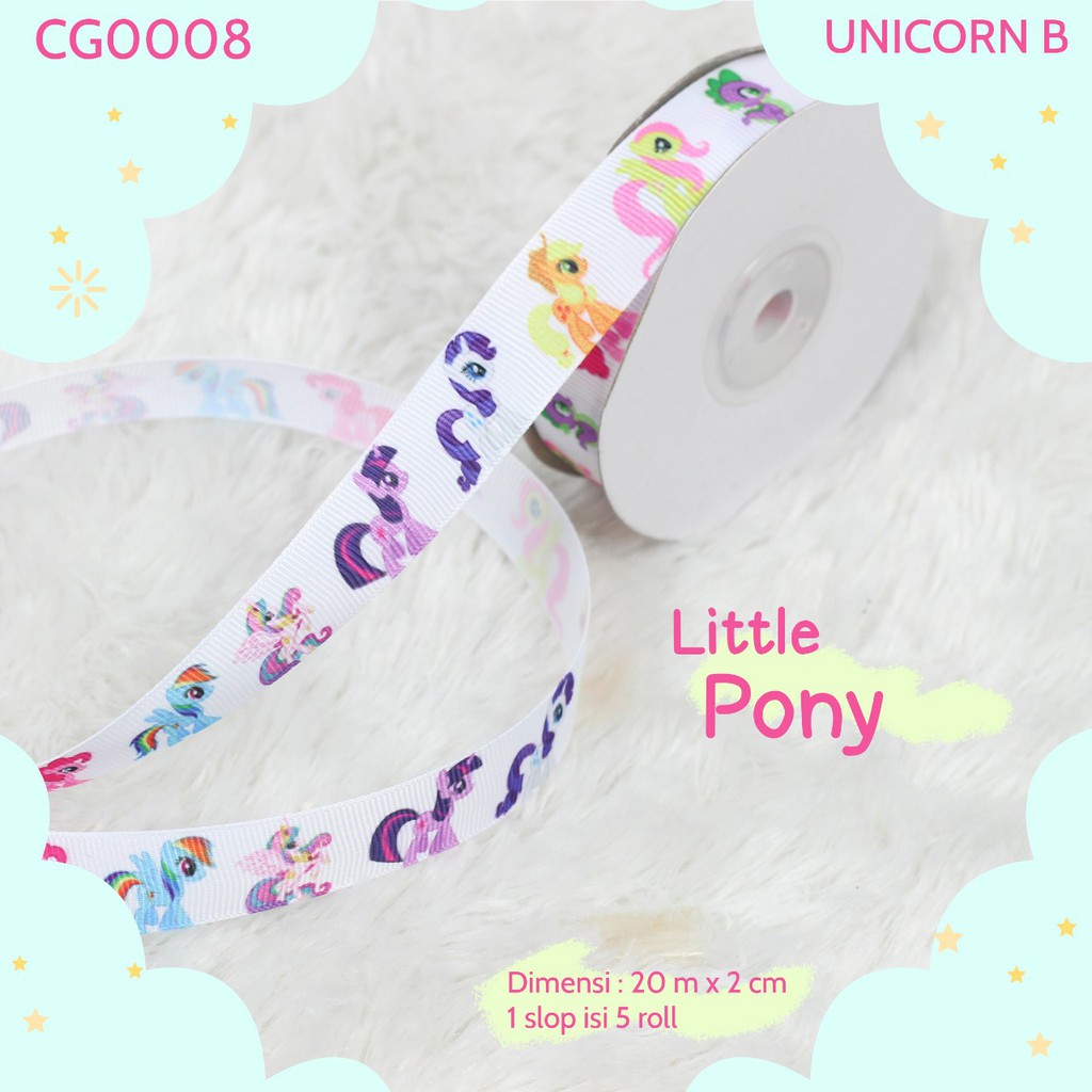 Pita Roll Motif Little Pony 2cm CG0008 - 2Pilihan Motif