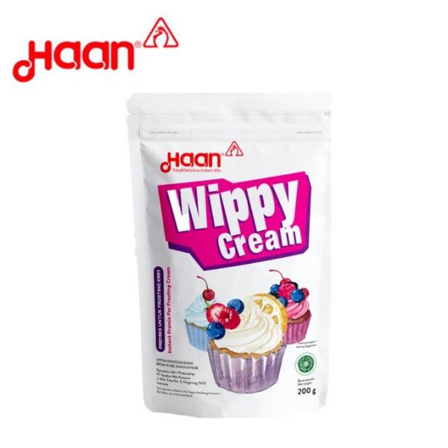 

Haan Wippy Cream 200gr/whippingcream bubuk/ whipping cream bubuk haan