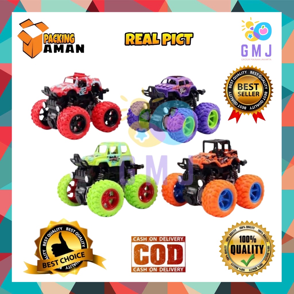 MONSTER ZAP truck Mainan Mobil Jip Zap / Mainan Mobil Monster Jeep Jam Spin Zap - GrosirmainanJKT