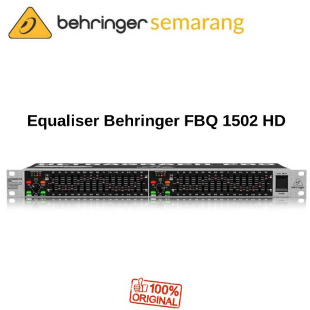Behringer FBQ1502HD - FB1502 HD - FBQ 1502 HD Equaliser 2 x 15 Band Original