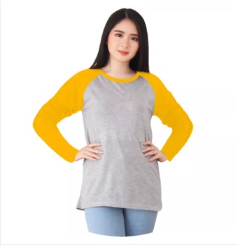 Kaos Baju Wanita Raglan Lengan 3/4 (POLOS) Kaos Cewek/ Kaos Oblong/ Kaos Baju Tshirt Atasan Wanita/ Kaos Raglan Lengan Panjang/ Baju Wanita/ Baju Cewek/ Kaos/Baju/Tshirt/Pakaian/Kaos Baju Wanita Raglan Murah Berkualitas