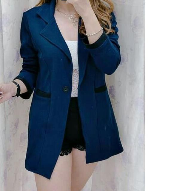 ۝ ZAZA_FASHION Blazer Wanita Terbaru Blazer Donna fit to XL ✩