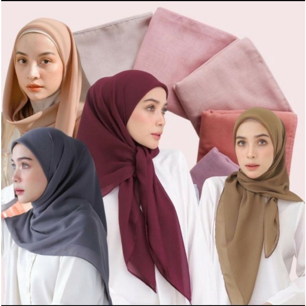 Kerudung Paris Premium Bahan voal