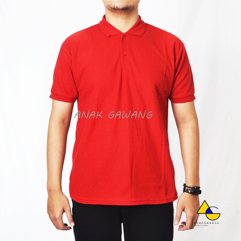 Kaos Polo Shirt Cotton Areza Jersey Polo Anakgawang